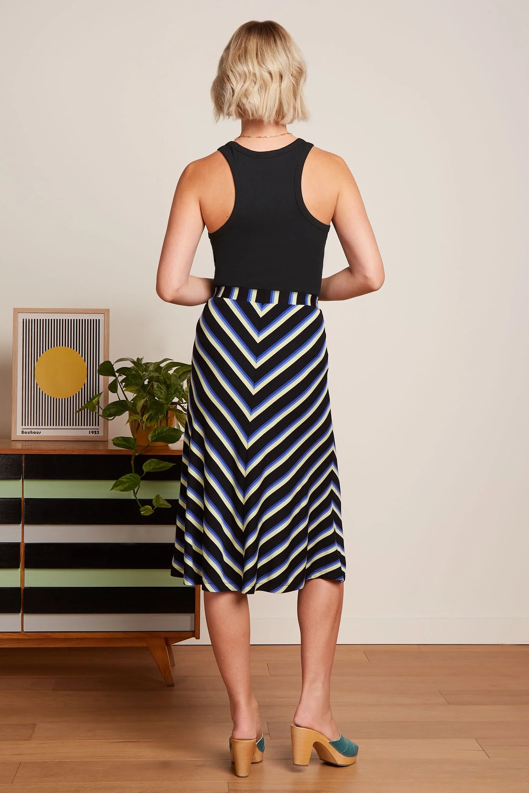 Juno Midi Skirt Embla Stripe - Image 3