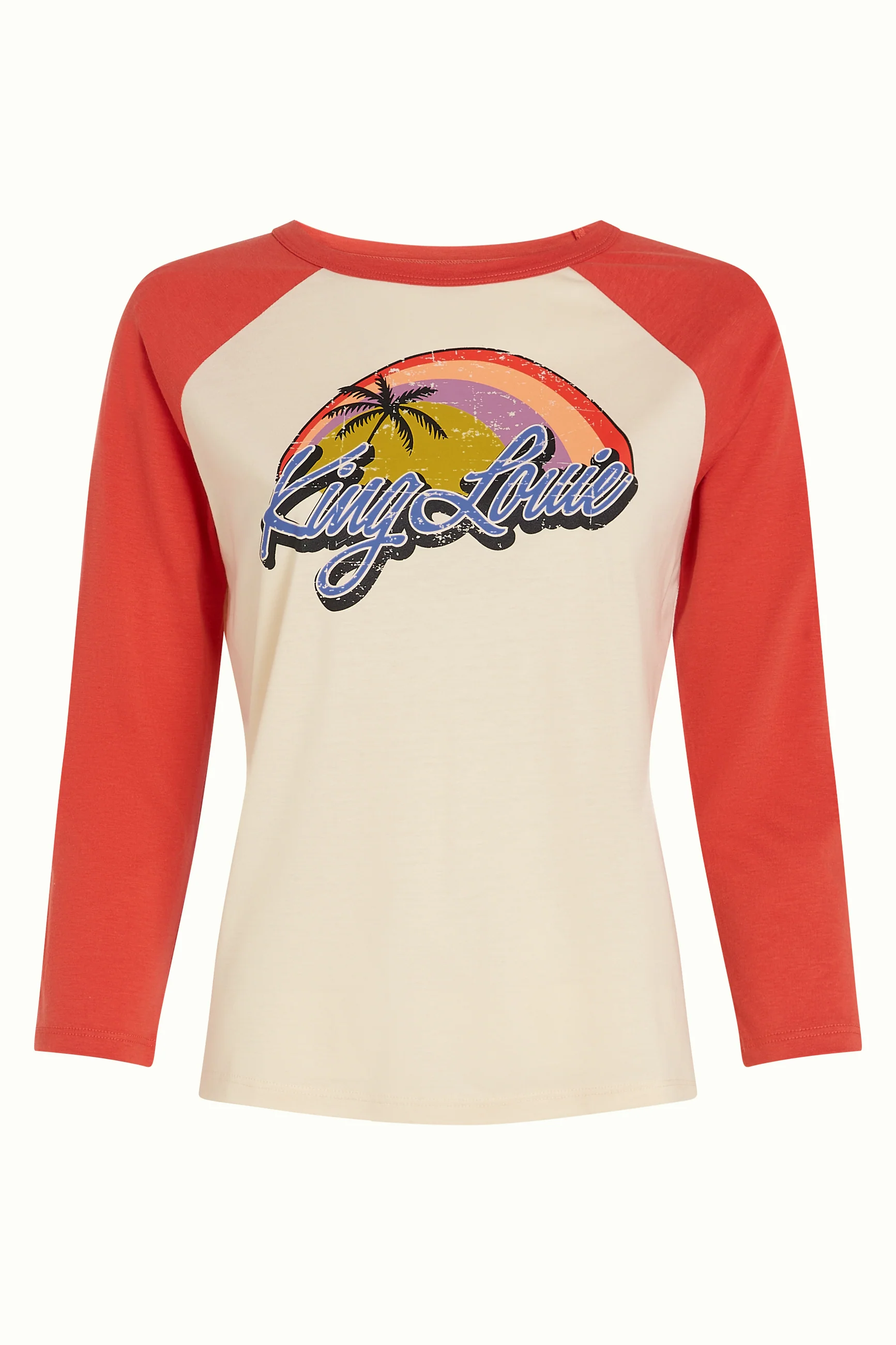 Raglan Tee Placement Print - Image 4